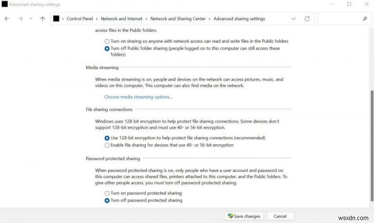 Windows 10 या Windows 11 में पासवर्ड सुरक्षा साझाकरण कैसे बंद करें