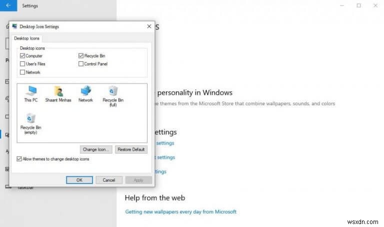 Windows 10 या Windows 11 में आइकन को कैसे अनुकूलित करें