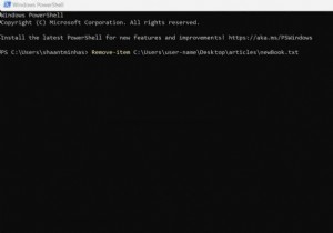 PowerShell का उपयोग करके फ़ाइलों और फ़ोल्डरों को कैसे हटाएं