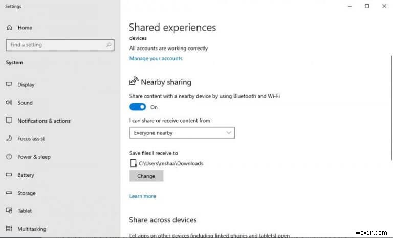 Windows 10 या Windows 11 पर आस-पास साझाकरण का उपयोग कैसे करें