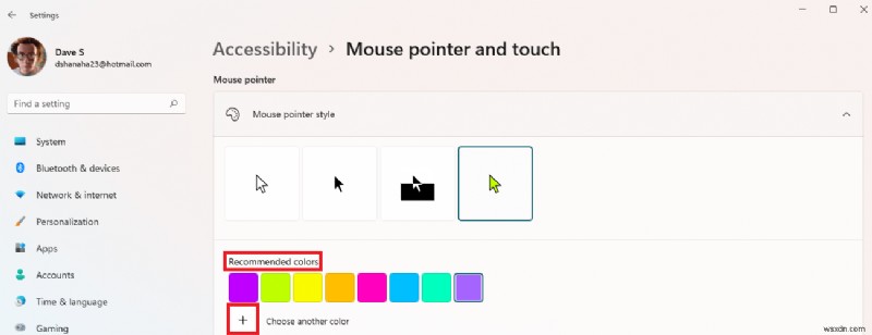 Windows 11 पर अपने माउस कर्सर का रंग कैसे बदलें