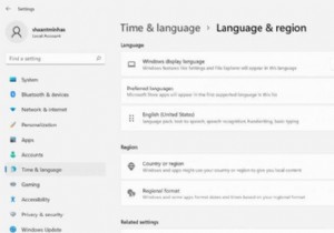 Windows 11 पर सिस्टम की भाषा कैसे बदलें