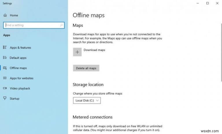 Windows पर ऑफ़लाइन मानचित्रों का उपयोग और प्रबंधन कैसे करें
