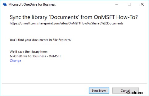 व्यवसाय के लिए OneDrive का उपयोग करके SharePoint लाइब्रेरी को कैसे सिंक करें