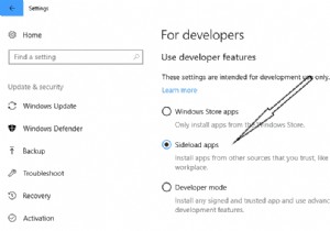 Windows 10 ऐप्स को साइडलोड कैसे करें
