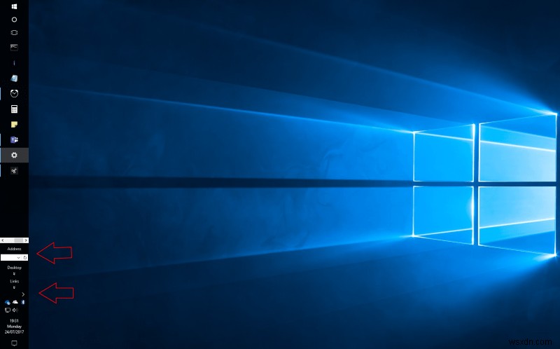Windows 10 में टास्कबार की स्थिति कैसे बदलें
