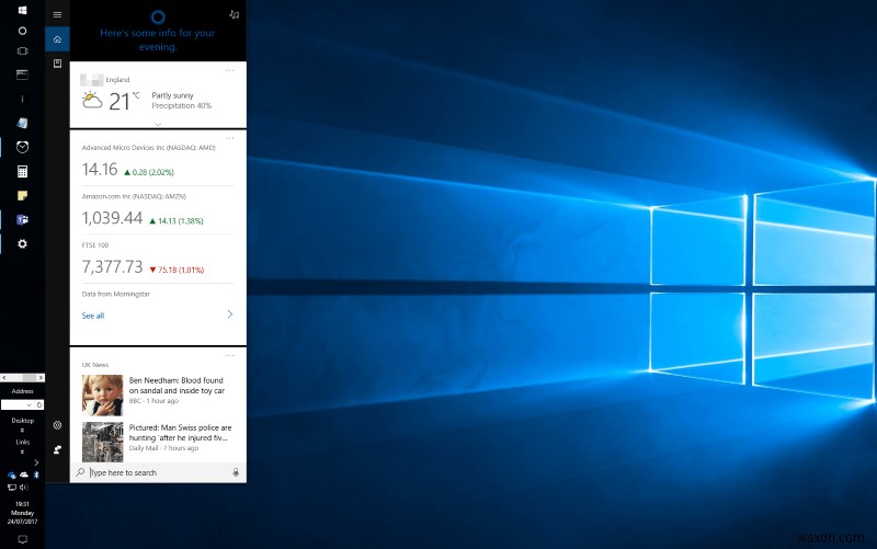 Windows 10 में टास्कबार की स्थिति कैसे बदलें