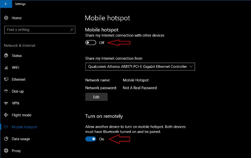 Windows 10 पर मोबाइल हॉटस्पॉट कैसे सेट करें