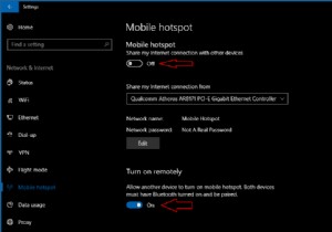 Windows 10 पर मोबाइल हॉटस्पॉट कैसे सेट करें
