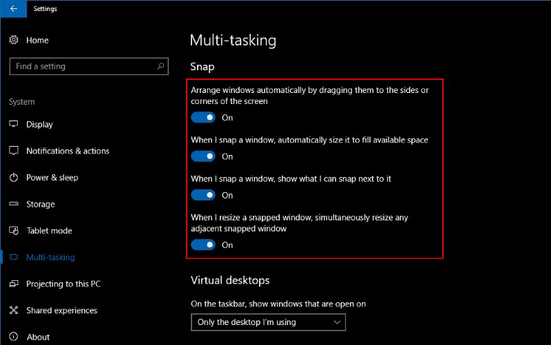 Windows 10 में अपने ऐप्स को अपनी स्क्रीन पर कैसे स्नैप करें