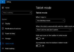 Windows 10 कन्वर्टिबल पर अपने टेबलेट मोड अनुभव को कैसे अनुकूलित करें
