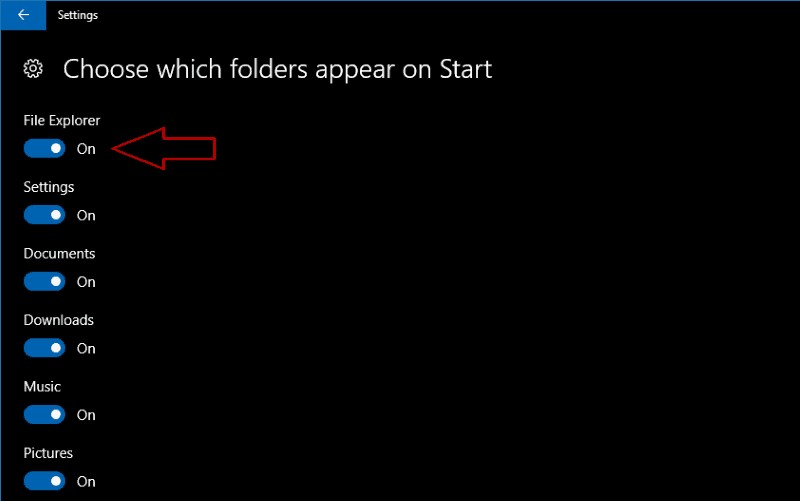 Windows 10 स्टार्ट मेन्यू में फोल्डर शॉर्टकट कैसे कस्टमाइज़ करें