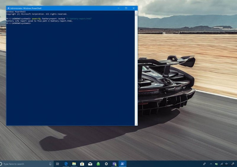 Windows 10 पर बैटरी रिपोर्ट कैसे जेनरेट करें