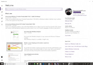 Windows Insider Program के लिए उपयोगी फ़ीडबैक कैसे सबमिट करें
