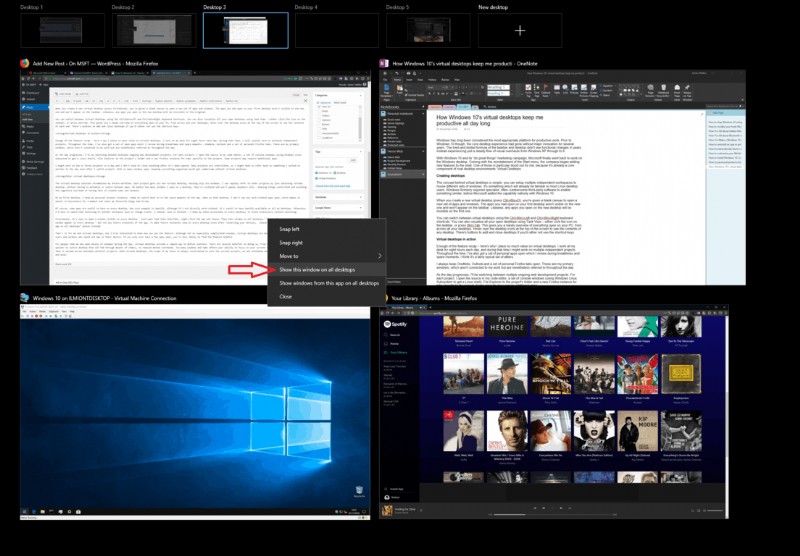 Windows 10s वर्चुअल डेस्कटॉप मुझे दिन भर कैसे उत्पादक बनाए रखते हैं