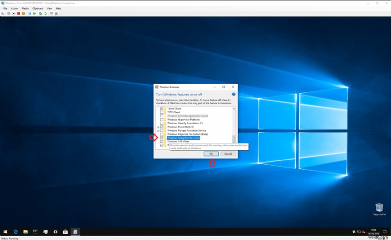 अपने पीसी पर Windows 10s Linux सबसिस्टम कैसे स्थापित करें
