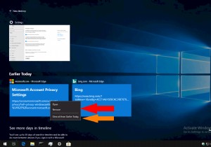 अपना विंडोज 10 टाइमलाइन इतिहास कैसे निकालें