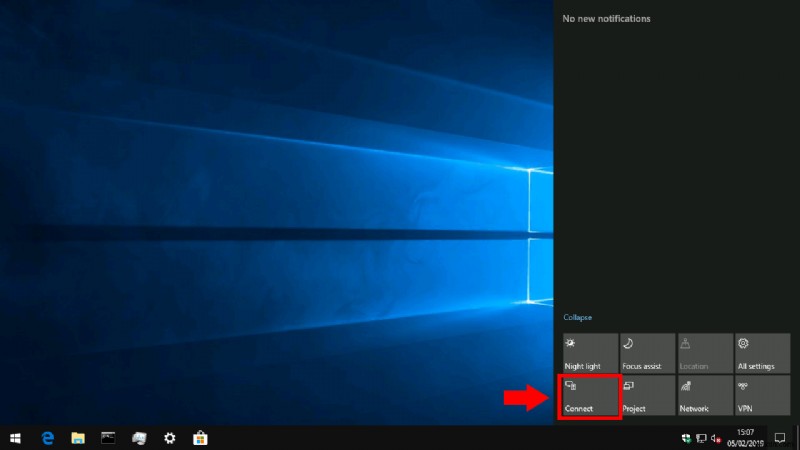 Windows 10 में वायरलेस डिस्प्ले से कैसे कनेक्ट करें