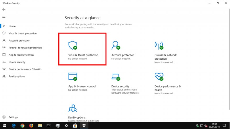 Windows 10 में वायरस स्कैन कैसे करें