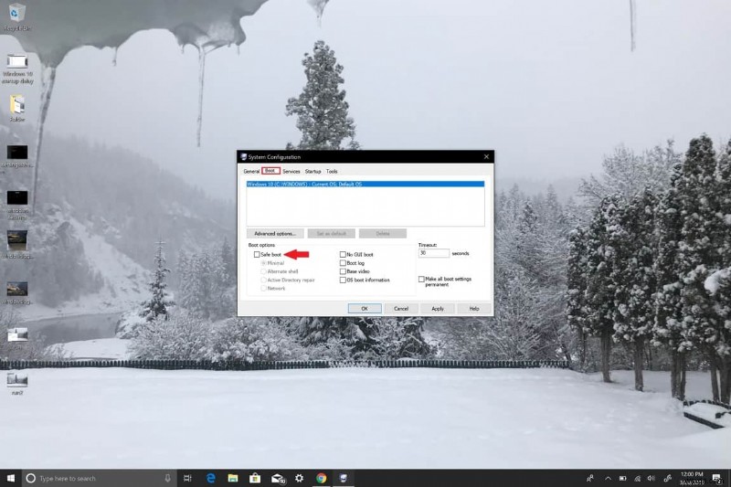 Windows 10 में सुरक्षित मोड कैसे दर्ज करें