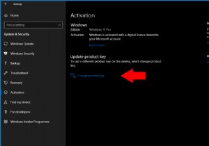 Windows 10 में अपनी उत्पाद कुंजी कैसे बदलें