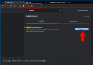 एज इनसाइडर में रीडिंग व्यू में ग्रामर टूल्स को कैसे इनेबल करें