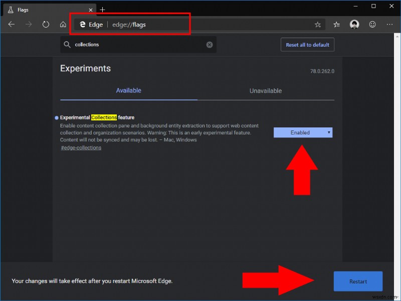 Microsoft Edge Insider में कलेक्शंस का उपयोग कैसे करें