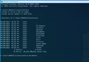कमांड प्रॉम्प्ट मूल बातें:फाइलों और फ़ोल्डरों के साथ कार्य करना