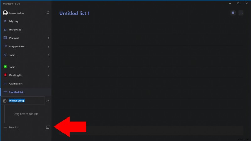 Microsoft To Do में सूचियों के समूह कैसे बनाएं