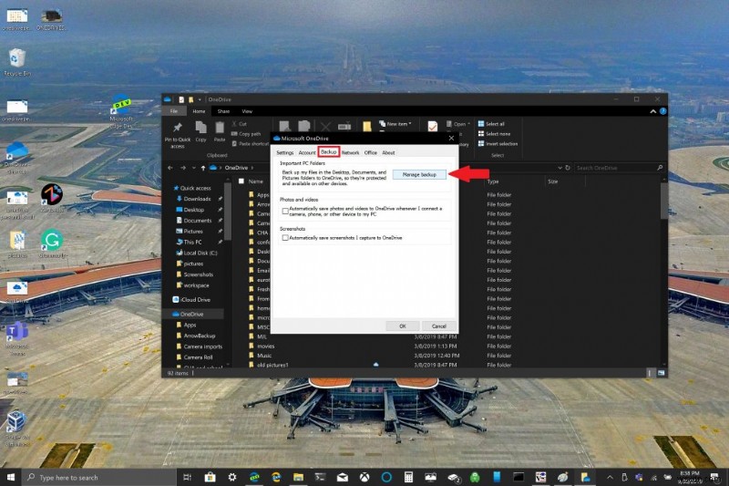 वनड्राइव पीसी फोल्डर बैकअप का उपयोग कैसे करें
