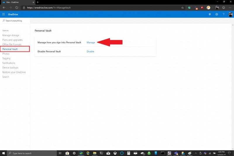 OneDrive व्यक्तिगत वॉल्ट का उपयोग कैसे करें