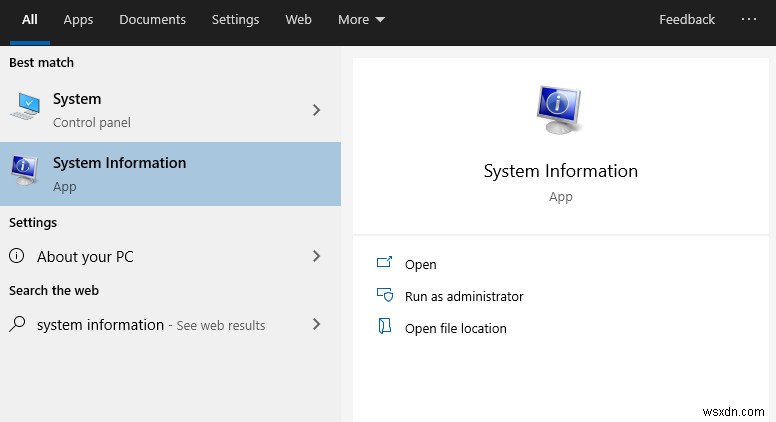Windows 10 में विस्तृत सिस्टम जानकारी कैसे देखें