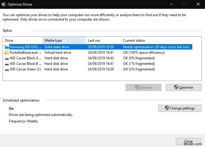 Windows 10 में अपने स्टोरेज ड्राइव के प्रदर्शन को कैसे अनुकूलित करें