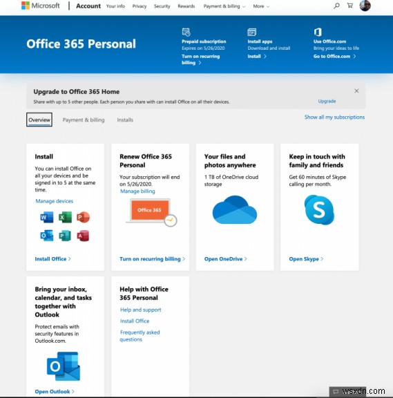 अपनी Office 365 सदस्यता को कैसे प्रबंधित, रद्द या संशोधित करें