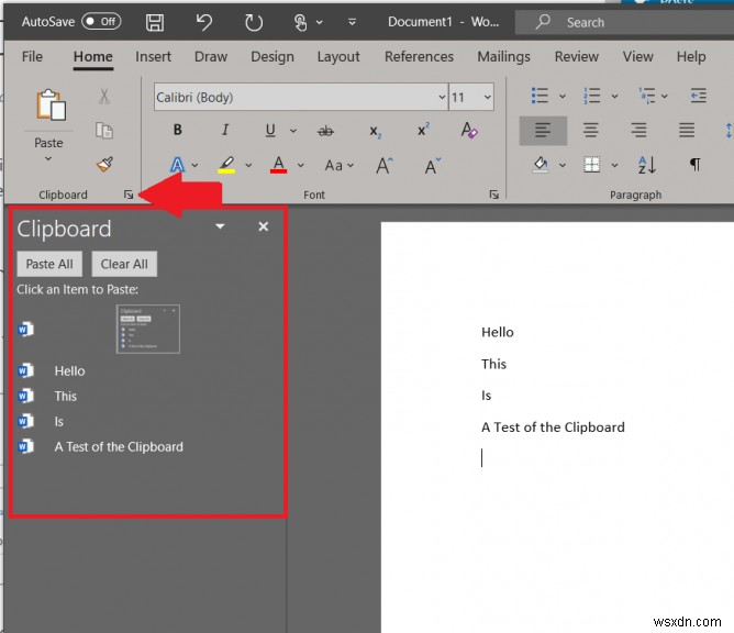 यहां Office 365 में कॉपी और पेस्ट करना आसान और शक्तिशाली बनाने के लिए Office क्लिपबोर्ड का उपयोग करने का तरीका बताया गया है