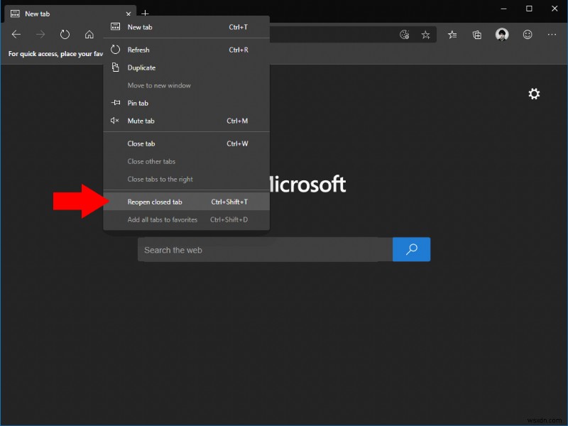 Microsoft Edge Insider में बंद टैब को फिर से कैसे खोलें