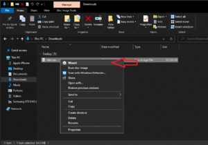 Windows 10 में ISO फाइलों के साथ कैसे काम करें