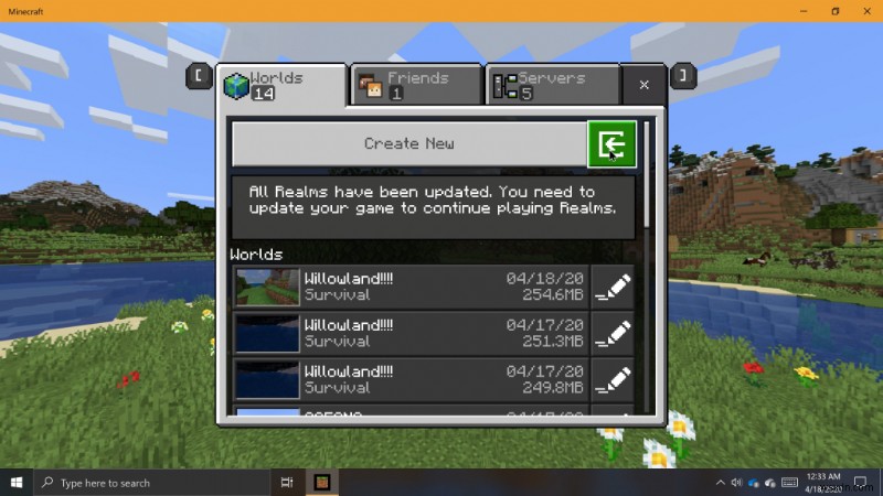 Windows 10 पर Minecraft में दुनिया का बैकअप और आयात कैसे करें