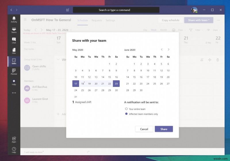 Microsoft Teams में Shifts का उपयोग कैसे करें काम के घंटे, शेड्यूल, और बहुत कुछ प्रबंधित करने के लिए