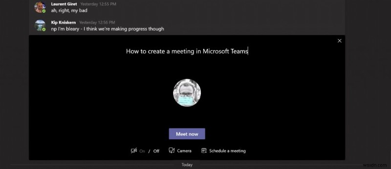 Microsoft Teams में शेड्यूल्ड या इंस्टेंट मीटिंग कैसे बनाएं