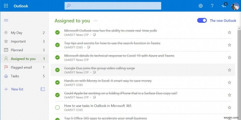 अपने उत्पादकता लाभ के लिए Microsoft 365 के साथ आउटलुक में टू डू का उपयोग कैसे करें