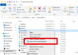 Windows Security का उपयोग करके खतरों के लिए किसी फ़ोल्डर को कैसे स्कैन करें