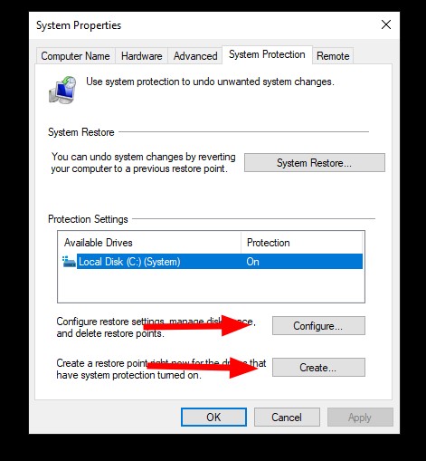 Windows 10 पर एक पुनर्स्थापना बिंदु कैसे बनाएं