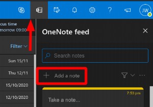 आउटलुक में अपने नोट्स और कार्यों को वेब पर कैसे देखें