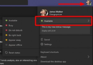 Microsoft Teams में खुद को कैसे उपलब्ध, व्यस्त या ऑफ़लाइन बनाएं