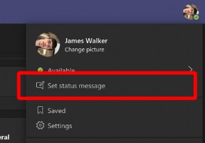 Microsoft Teams में स्थिति संदेश कैसे सेट करें