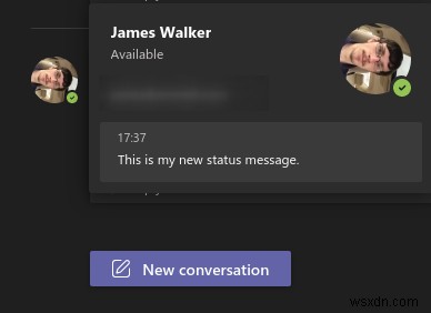 Microsoft Teams में स्थिति संदेश कैसे सेट करें