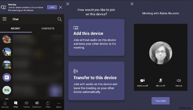 Microsoft Teams के उपयोगकर्ता अब मीटिंग को सभी डिवाइस पर स्थानांतरित कर सकते हैं, यहां बताया गया है