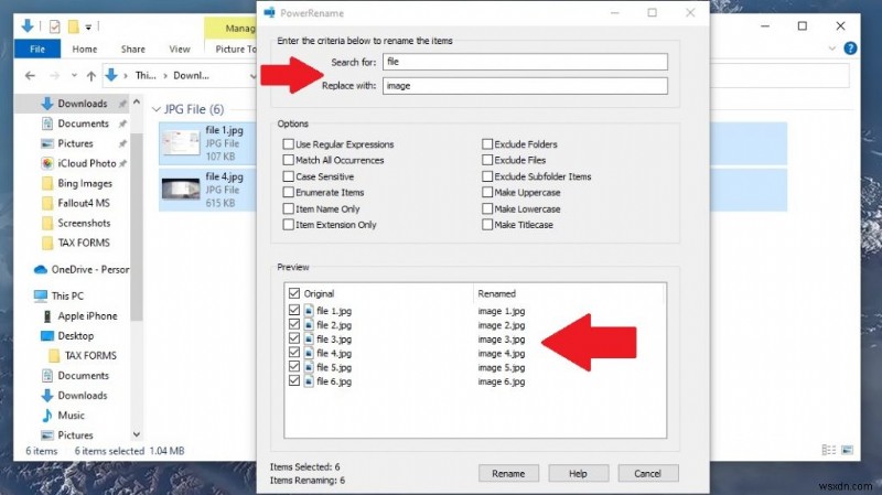 Windows 10 पर PowerToys में PowerRename का उपयोग करके फ़ाइलों का नाम तुरंत कैसे बदलें