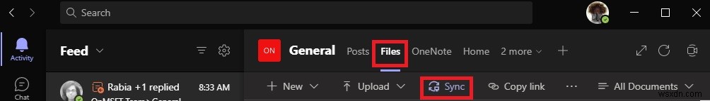 Microsoft Teams में OneDrive का उपयोग करके अपने डिवाइस में फ़ाइलों को सर्वोत्तम तरीके से कैसे सिंक करें